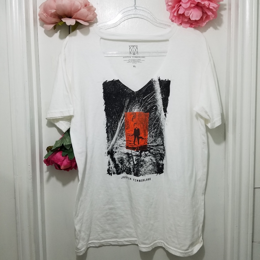 Justin Timberlake Cut Out T-Shirt